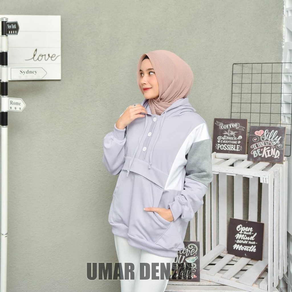 Hoodie cessa pastel model jaket terbaru wanita