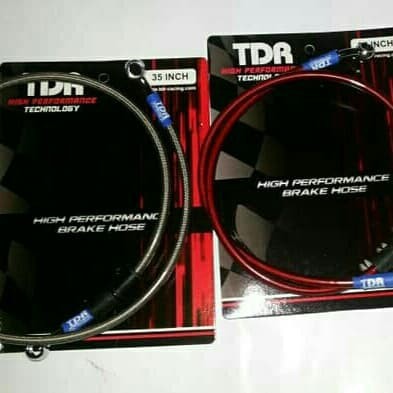 Selang Slang Rem TDR Depan 35 Inci 90 cm Brake Hose TDR 35inci 90cm Aksesoris Semua Motor Universal