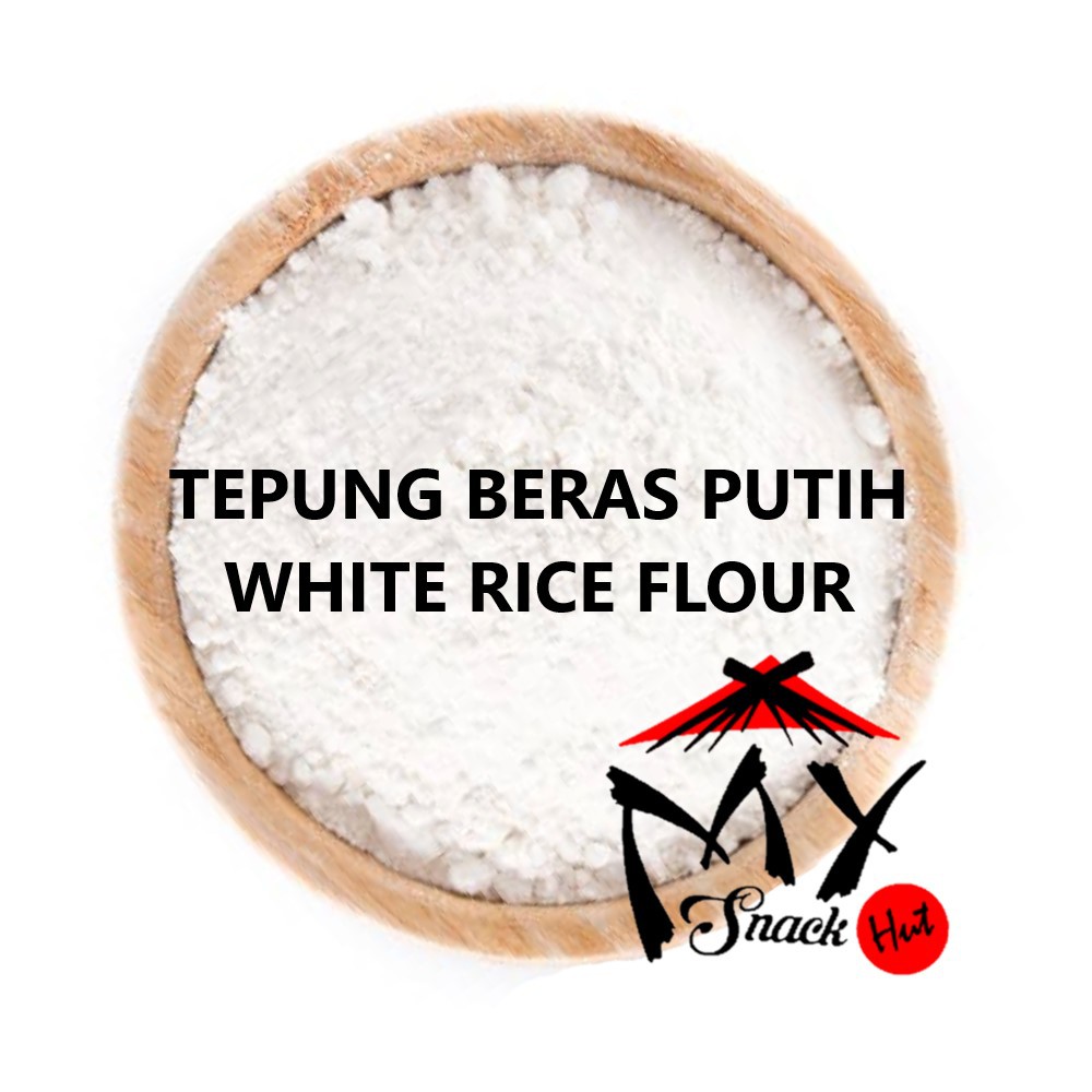 TEPUNG BERAS PUTIH 250GR - NATURAL PURE WHITE RICE BEBAS GLUTEN FREE FLOUR POWDER HALAL MUI