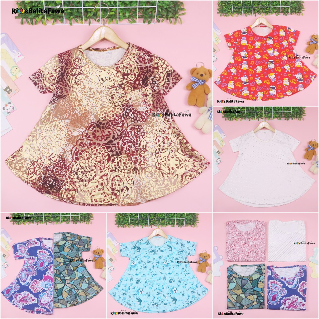 Kaos Moonella uk 3-4 Tahun / Kaos Anak Perempuan Lengan Baju Anak Murah Oskosh Motif Branded Lucu