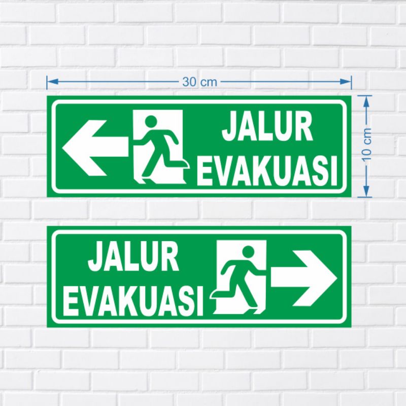 

Terlaris STIKER SIGN JALUR EVAKUASI bayar ditempat [COD