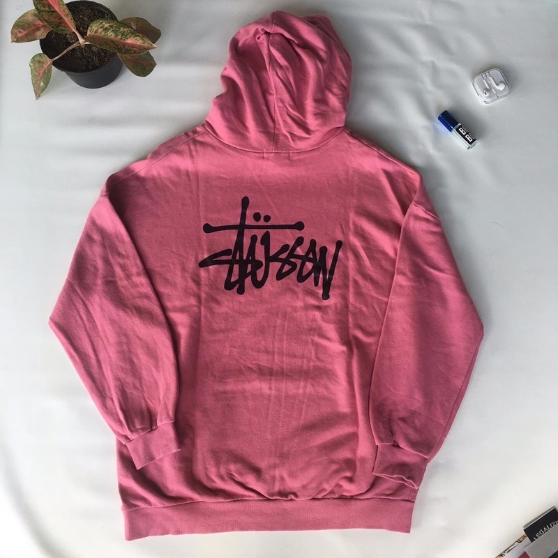 Hoodie STUSSY big logo fashion second