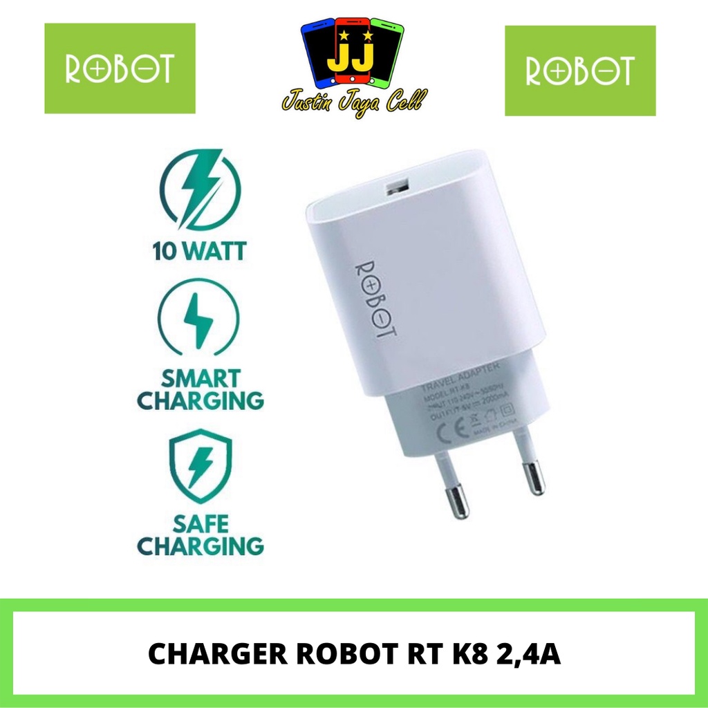 CHARGER ROBOT RT K8 2,4A 10 WATT ORIGINAL