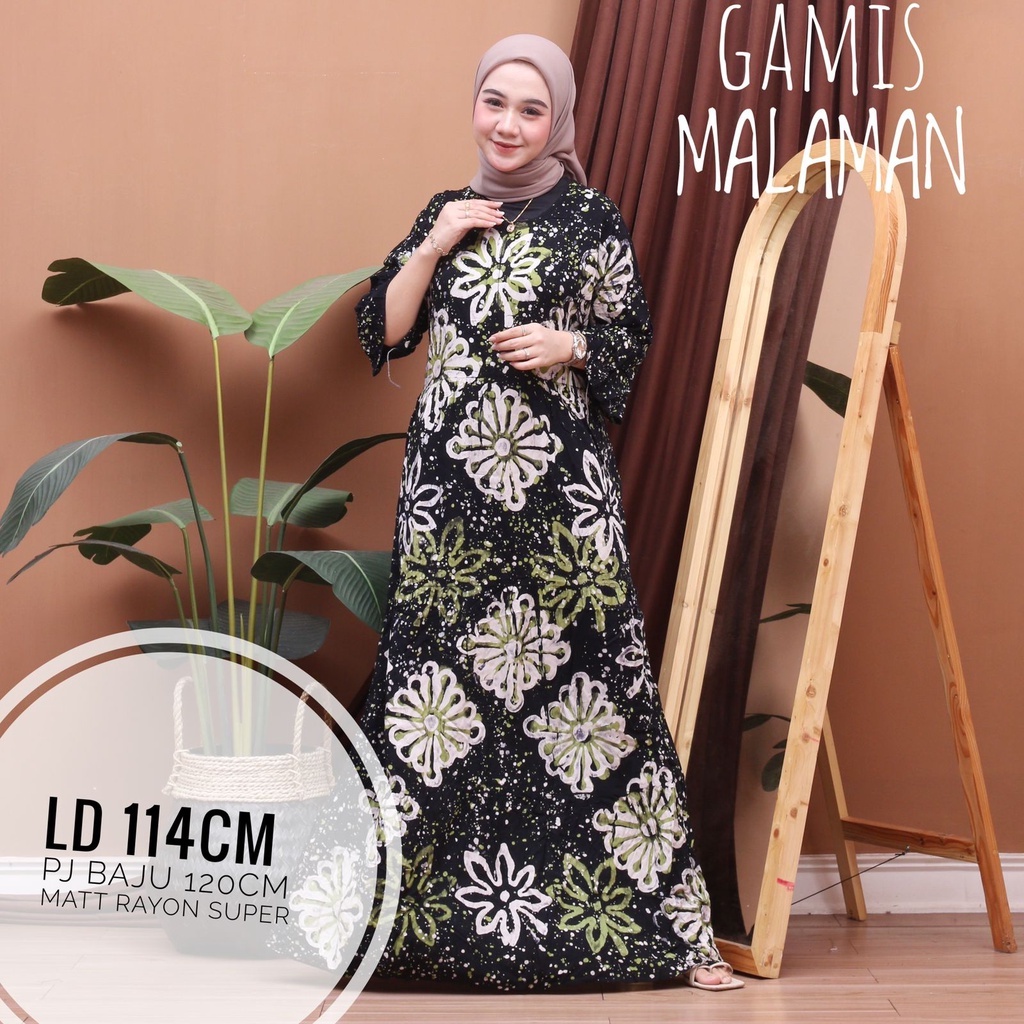 Gamis rayon malaman gamis busui madong WARNA