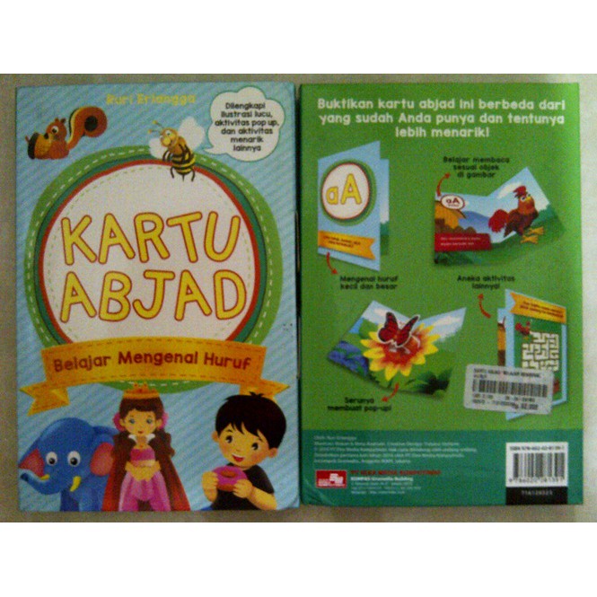 Kartu Abjad Belajar Mengenal Huruf