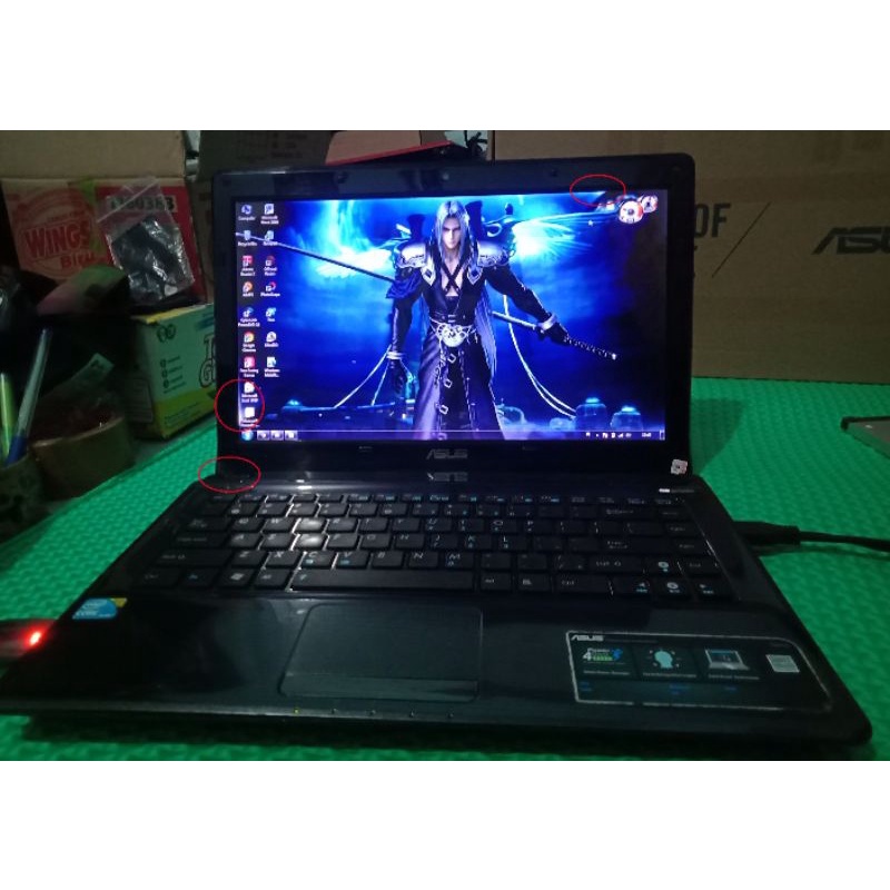 Game 3D Laptop notebook Asus core i ram up to 6GB