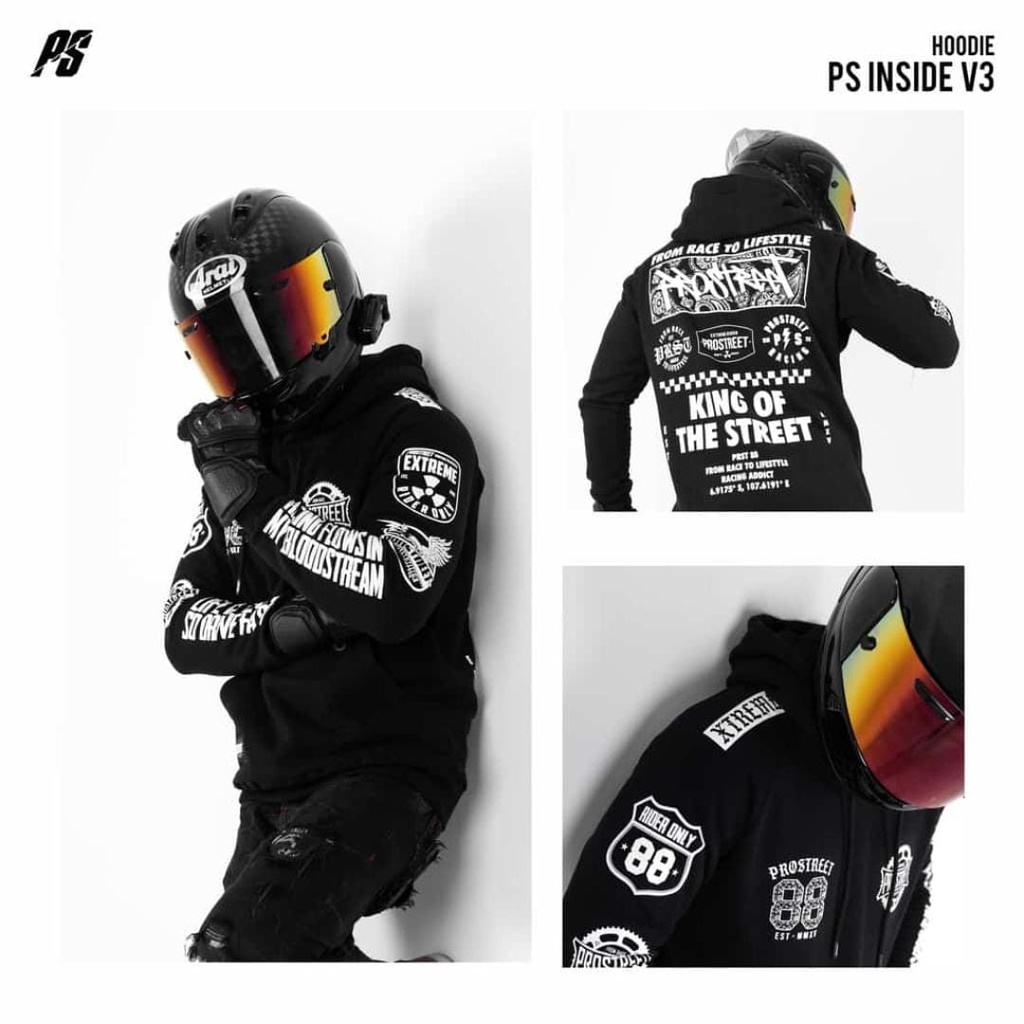 COD -Jaket Hoodie Prostreet INSIDE V3 / Sweater Hoodie Prostreet KING OF THE STREET Termurah / Sweater Hoodie Sunwori Pria Wanita Motip Pulprint Bahan Tebal