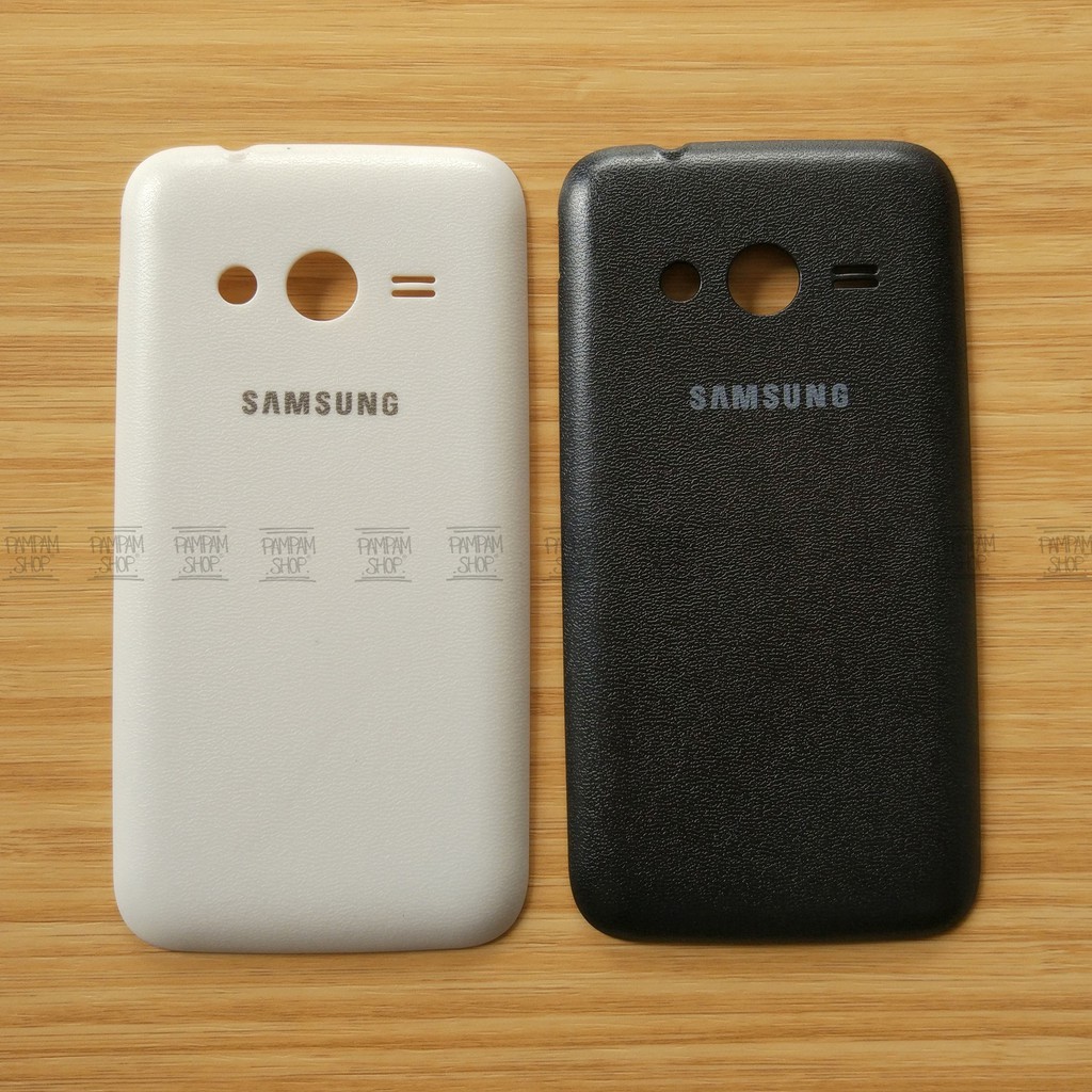 Tutup Belakang Baterai Casing Backdoor Back Door Cover Samsung Galaxy V G313 Original Hitam Putih