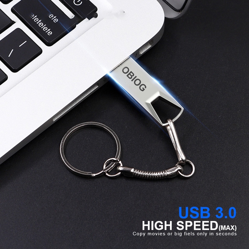 (Huluboy) Seobiog Flashdisk Usb 3.0 Kapasitas 1 / 2T Bahan Logam Tahan Suhu Tinggi