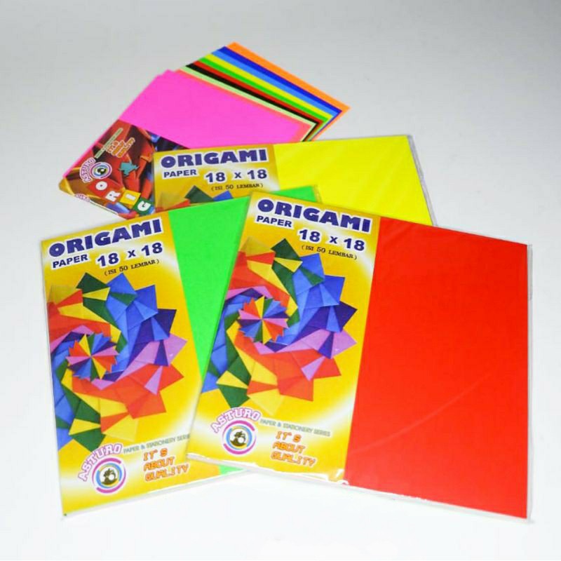 

Kertas Origami / Kertas Lipat Asturo 18 x 18