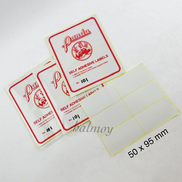 

STICKER LABEL / NAMA NO. 101 50 X 95 MM ( 7 LEMBAR )