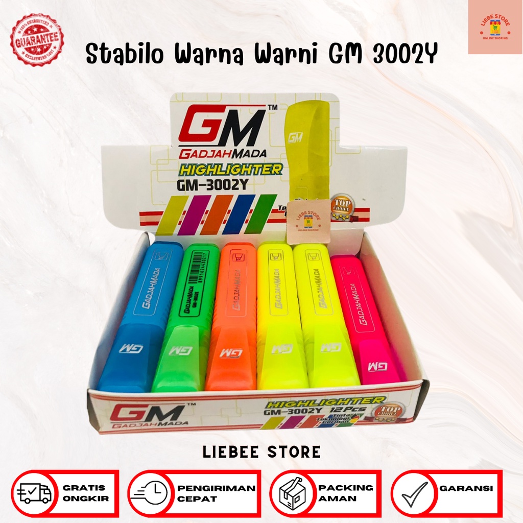 

Stabilo Warna Warni GM 3002Y