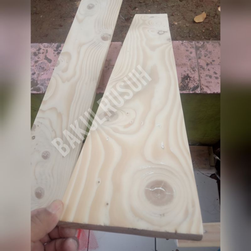 Kayu Jati Belanda ex palet  serat bagus kerajinan diy 10x50 cm