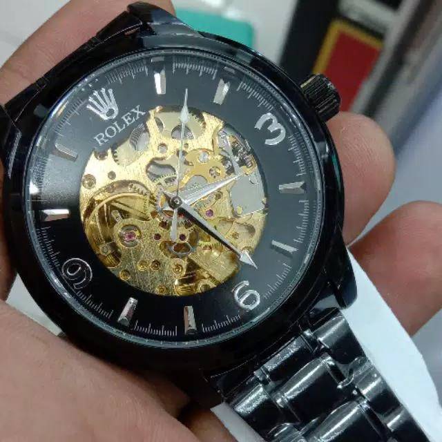 Jam rolex super otomatis tanpa baterai