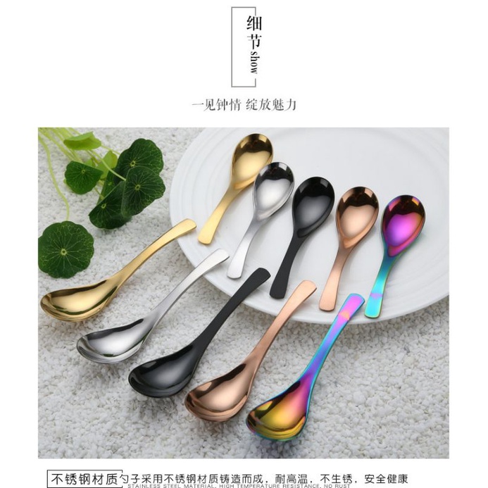 SENDOK KOREA / SENDOK JADUL / SENDOK STAINLESS / SENDOK UNIK / SENDOK GOLD / SENDOK BEBEK-2