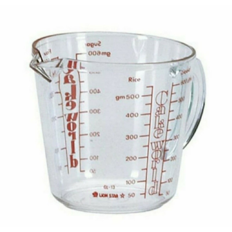 Gelas Ukur Takar LION STAR GL-13 Super Measuring Cup 600 ml