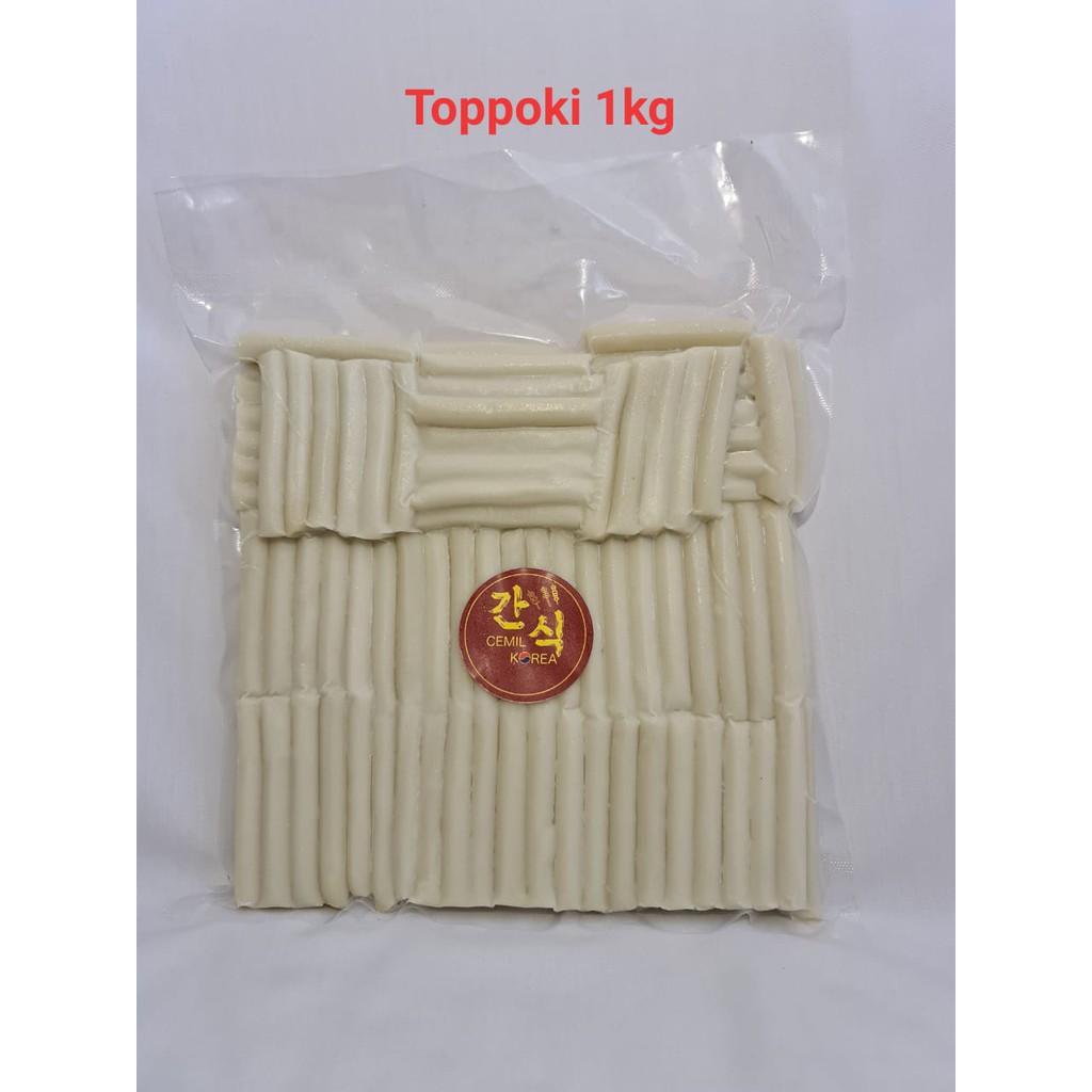 

Tteokbokki / Topokki / Topoki / Toppoki ukuran 1kg