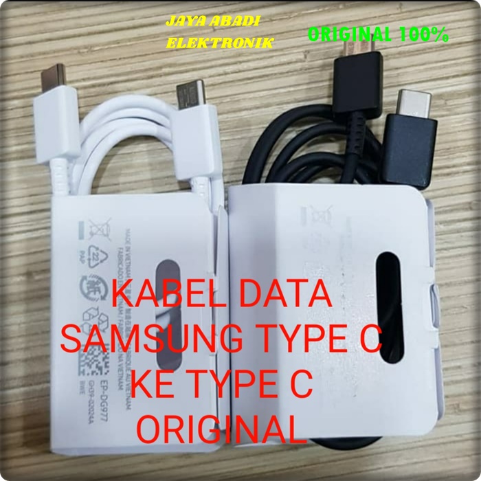 J04 ORIGINAL KABEL DATA SAMSUNG 3A TYPE C TO C FAST CHARGING KABEL CHARGER  FLASH CASAN handphone androit universal multi adaptive charge quallcomm volt gadget BISA SEGALA GADGET YANG MENGGUNAKAN SOKET TYPE C BARANG BERKUALITAS DAN KABEL SUPPORT FAST CHA