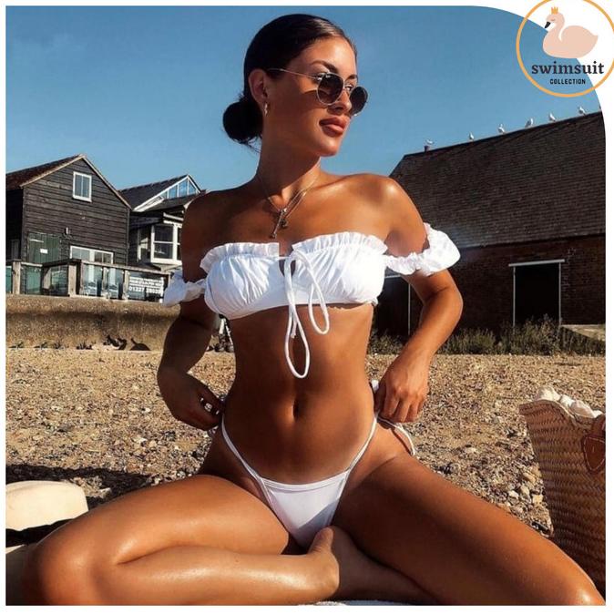 Swimsuit Bikini Sexy Wanita Import Two Pieces Model 9031