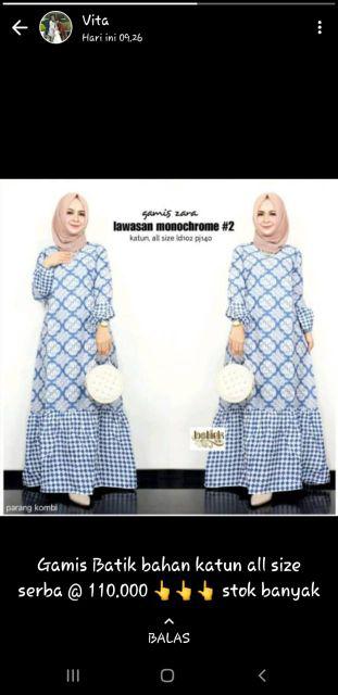 Gamis Batik Manggar, Padi,sekar,cantik,kubis,kipas,daun,kupu,nadine,gendis