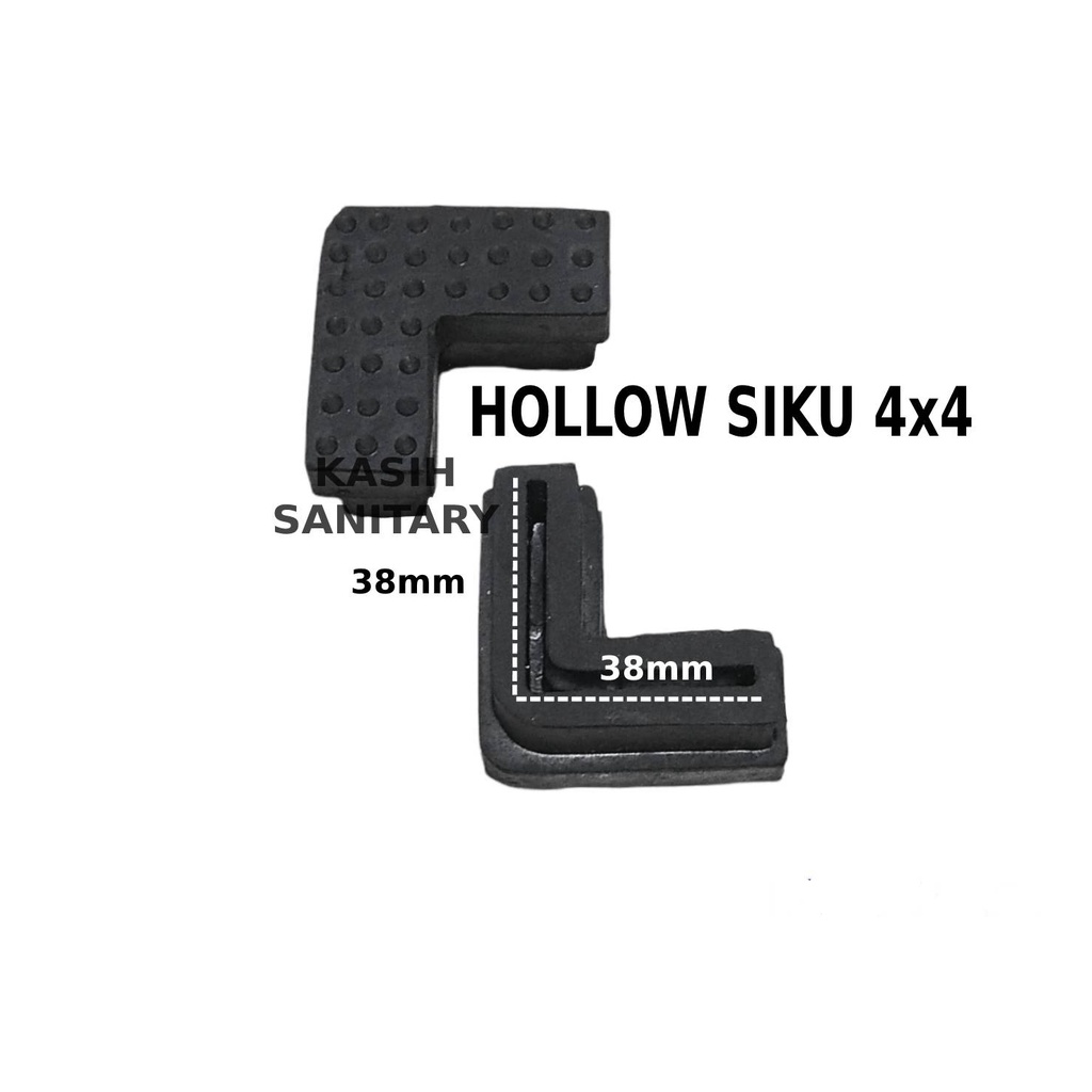 Karet kursi holo siku 4x4 karet alas pengaman kaki besi meja kursi karet pelindung besi kaki kursi d