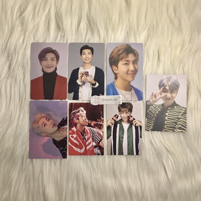 Pc Namjoon | Coca cola Pop Up bingo Mots card ticket Samsung Coin Pouch BTS