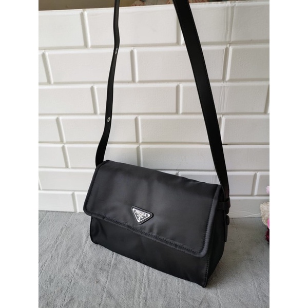 Pra** messenger nylon bag mirorrr