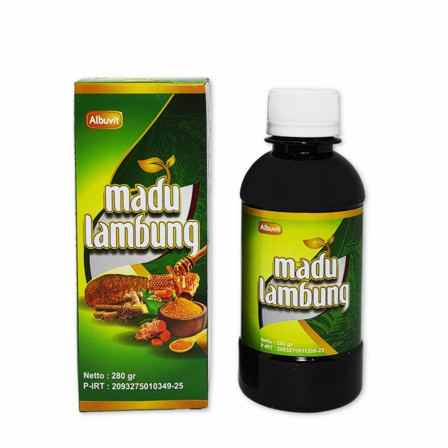 Madu Lambung Albuvit Obat Herbal Sakit Maag Asam Lambung Gerd Kembung