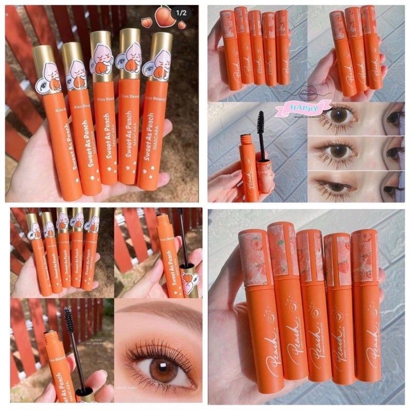 Jual Mascara Eyeliner Kiss Beauty Peach Maskara Eyeliner Peach Kiss Beauty Shopee Indonesia