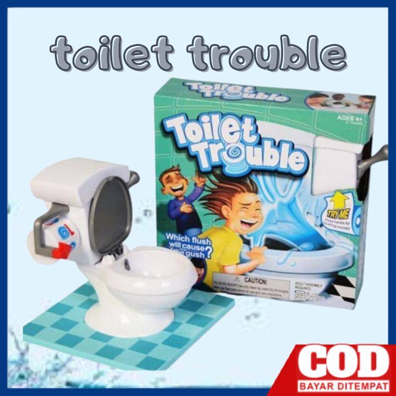 MAINAN EDUKASI TOILET TROUBLE CHALLENGE 4402 BOARD GAME