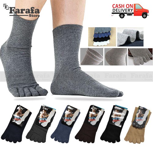 Kaos kaki pria 5 jari (toe's socks)