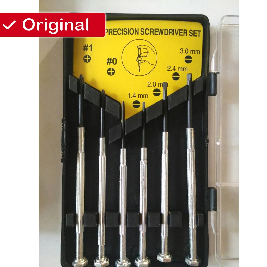 KENMASTER Precision Screwdriver Set 6pcs / Obeng Jam KENMASTER 6 pcs