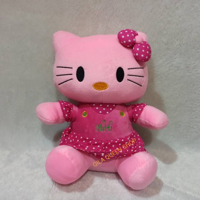 Boneka hello Kitty XL POLOS gratis ukir nama atau photo 50CM