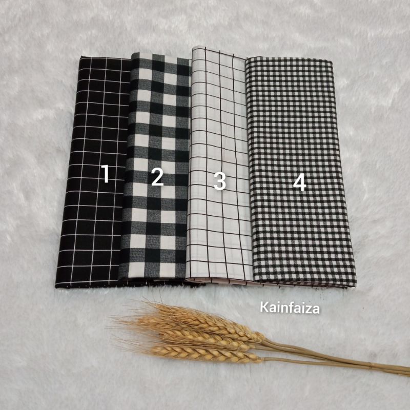 Kain Perca "Abstrak Series" Katun Jepang Tokai Senko (ukuran 50cm x 50cm)