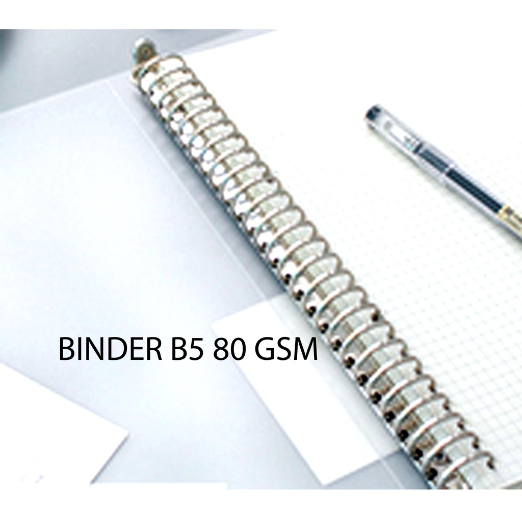 

Binder B5 kuantity 500