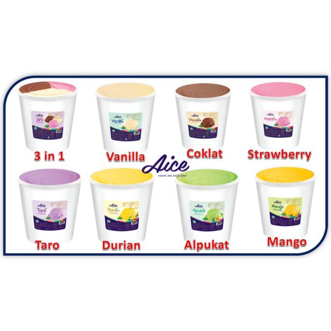

MAKANAN BEKU / ES KRIM AICE ICE CREAM ESKRIM EMBER GALON 8 LITER NON COD