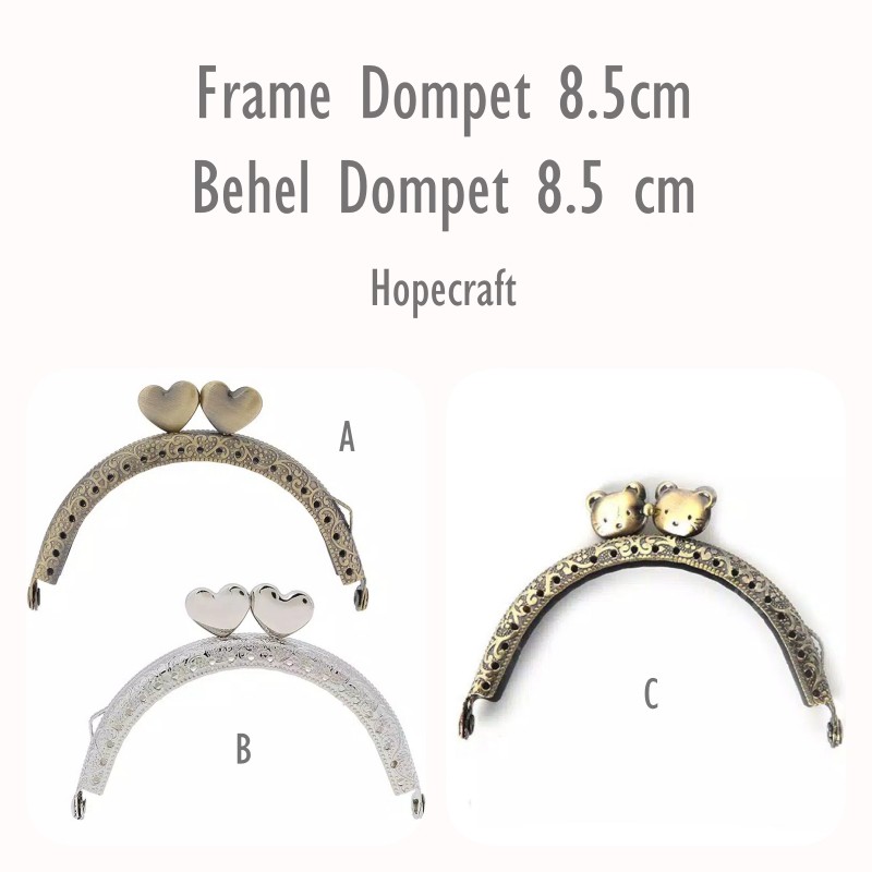 Behel Dompet 8.5cm / Purse Frame