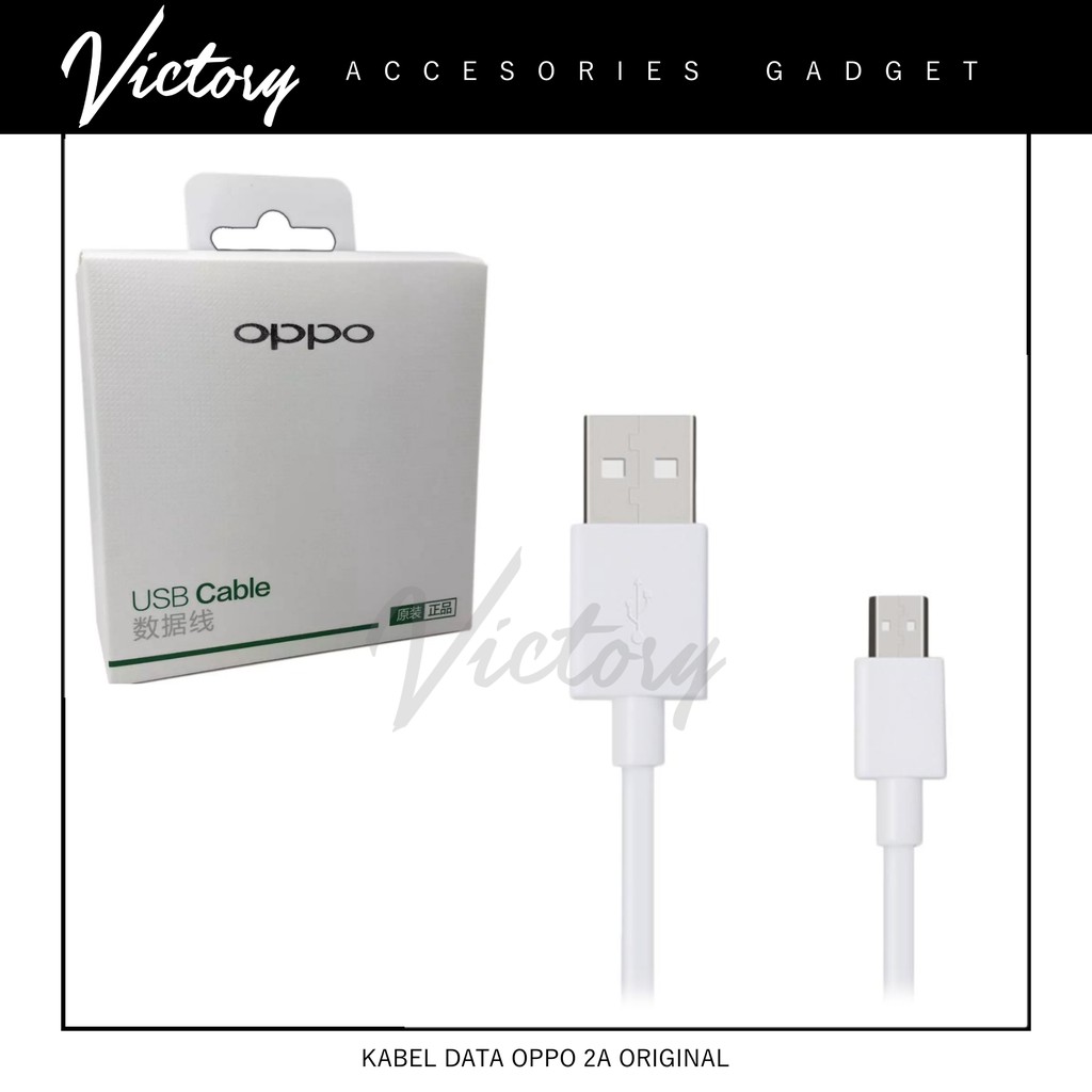 KABEL DATA OPPO MICRO USB 2A ORIGINAL