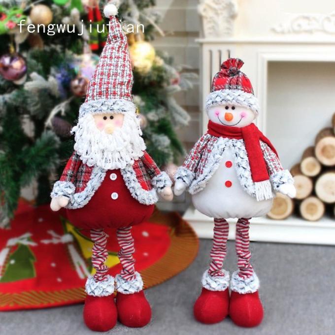 

FENGWUJIUTIAN YUANTENGGM1 CHRISTMAS SNOWMAN STANDING DOLL GIFT SANTA DC452CD3