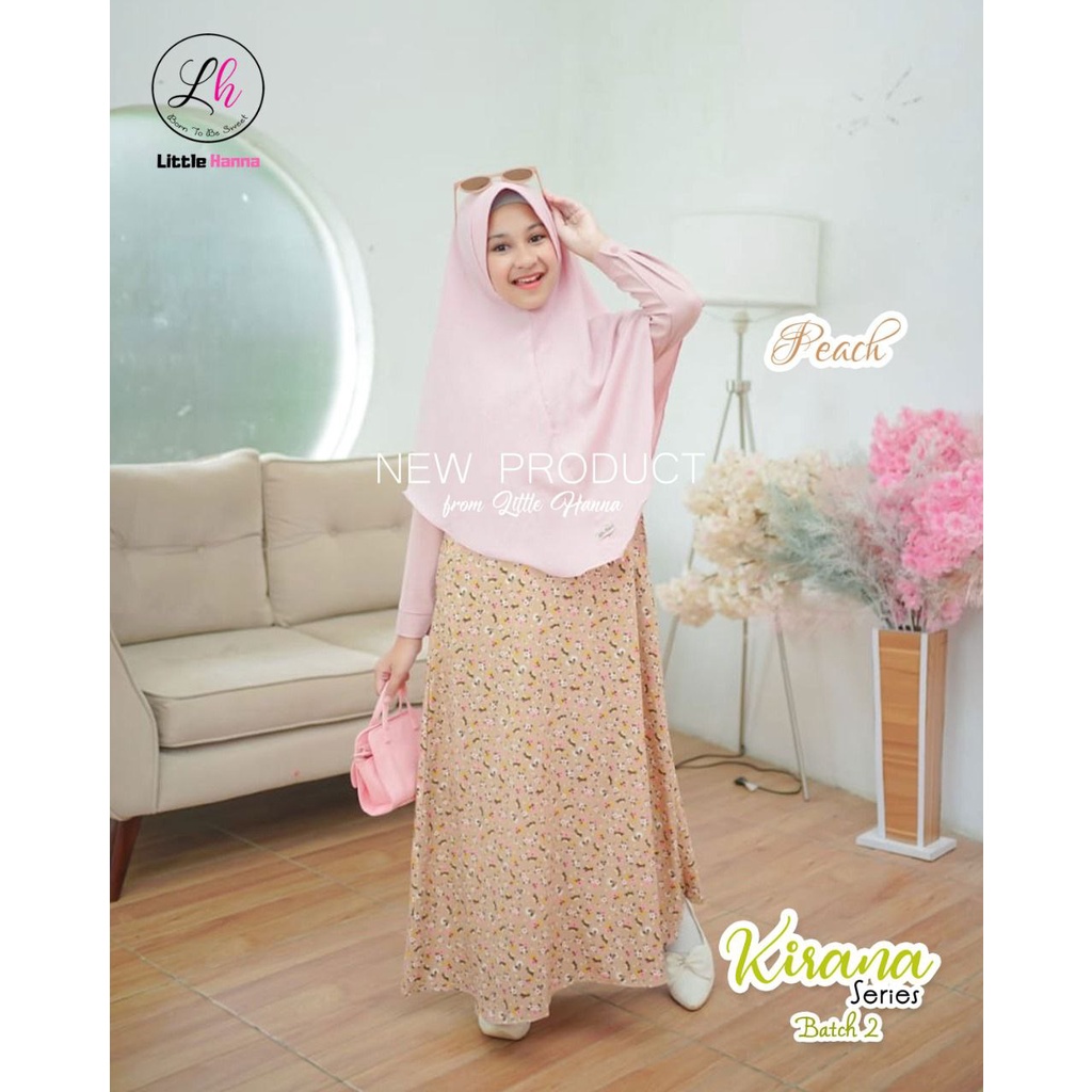 Gamis Couple Ibu Dan Anak Kirana Little Hanna