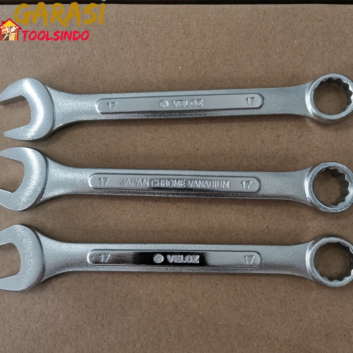 Kunci ring pas 17 mm Veloz Japan kunci pas ring satuan 17mm
