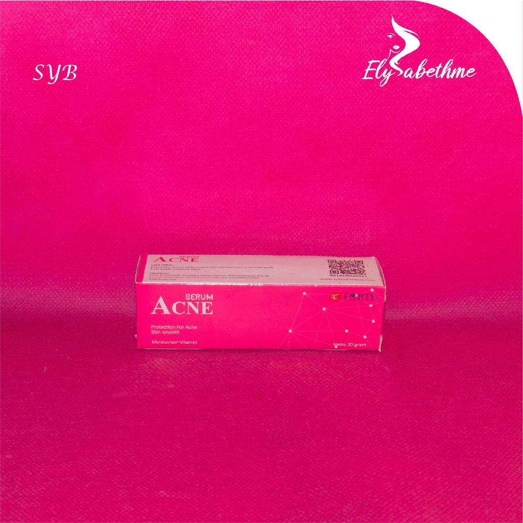 ✿ELYSABETHME✿  Syb serum acne pink jerawat meradang merah cocok untuk kulit sensitif remaja dewasa