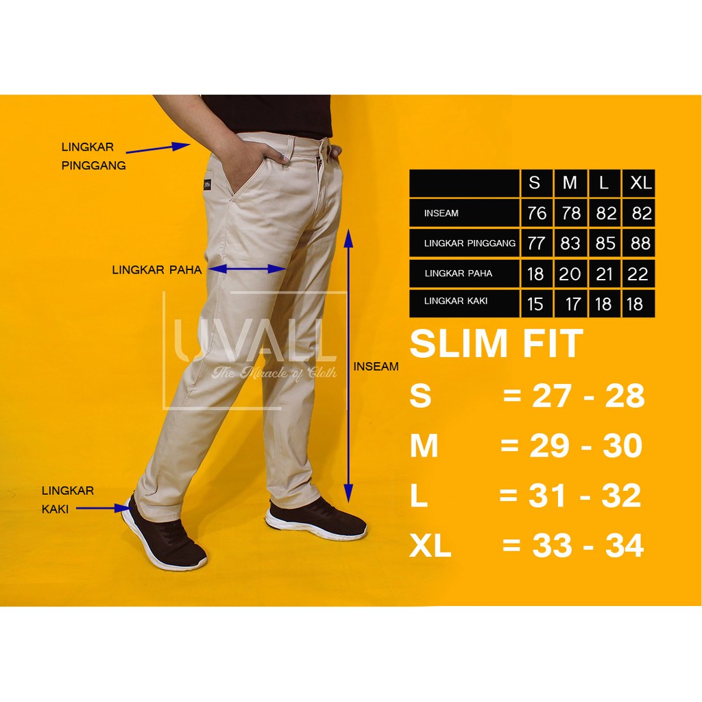 CELANA PANJANG CHINO SLIM FIT CELANA CHINO STREACH CELANA SKINNY