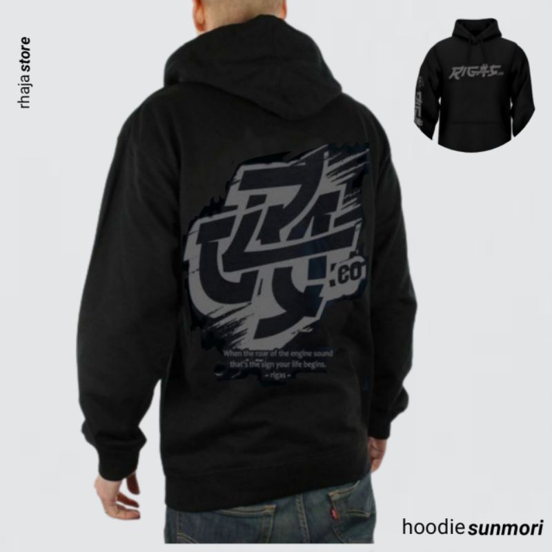 COD  Jaket Hoodie Sweater Pria Original Big Size Jumbo M - XXL Hodie Sunmori Touring Cowok Cowo Laki
