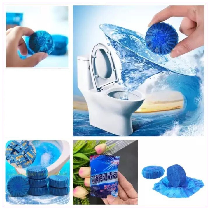 Tablet Biru Pembersih Closet Pembersih Toilet Cleanser Anti Jamur