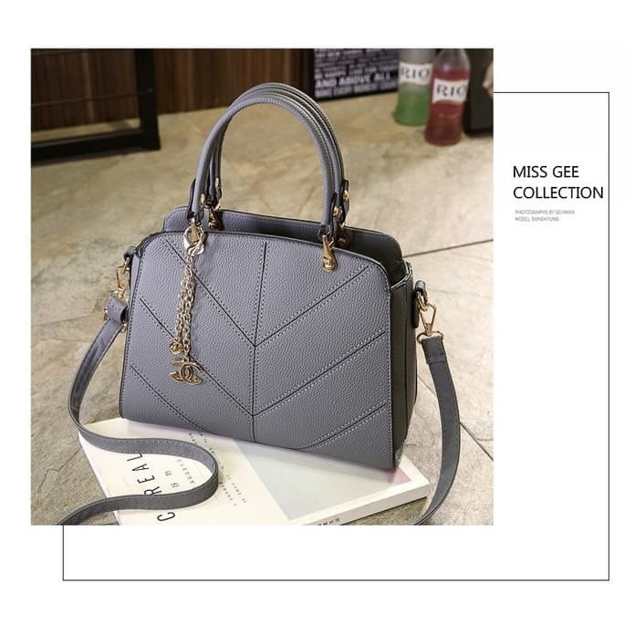 "Tas Wanita Tas Impor Tas Murah Tas Batam Tas Pesta Korea Style B5341 - Black"