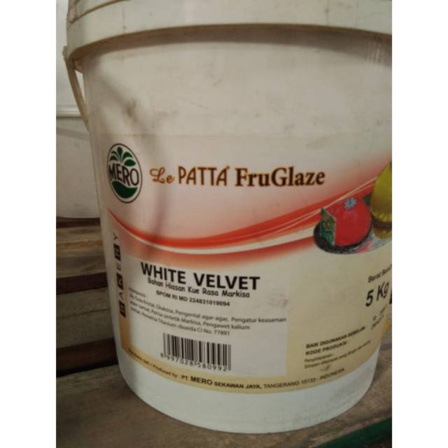 

Lepatta fruglaze white velvet 5kg