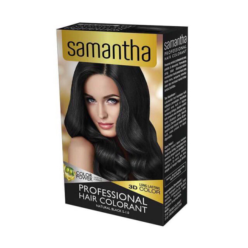 Samantha Professional Hair Colorant - Natural Black