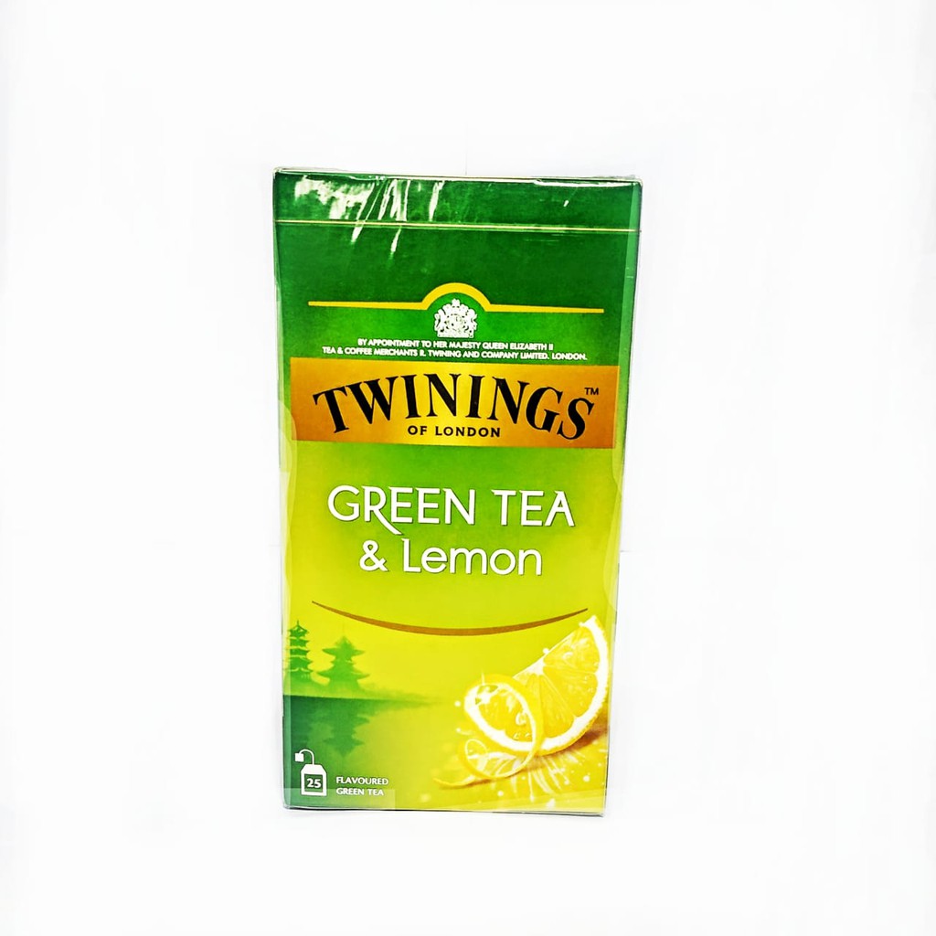 

TWININGS GREEN TEA LEMON 25X2G