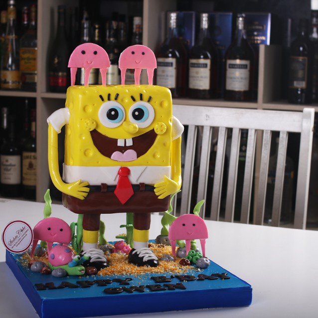 

Kue Ulang Tahun / Birthday Cake model SpongeBob / MHN BACA KETERANGA